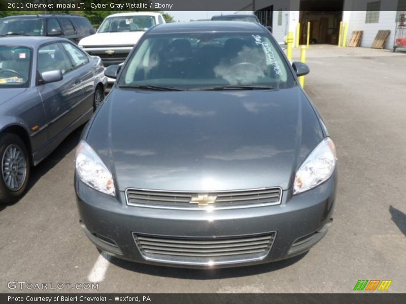 Cyber Gray Metallic / Ebony 2011 Chevrolet Impala LT