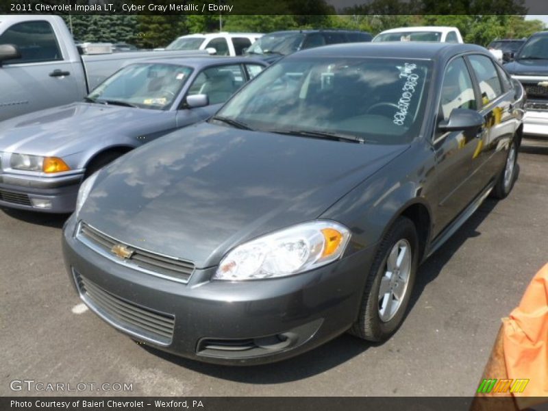 Cyber Gray Metallic / Ebony 2011 Chevrolet Impala LT