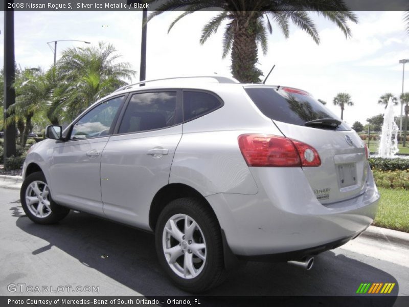 Silver Ice Metallic / Black 2008 Nissan Rogue S