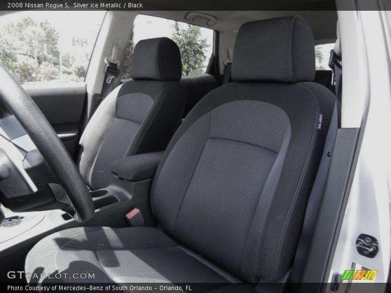 Silver Ice Metallic / Black 2008 Nissan Rogue S