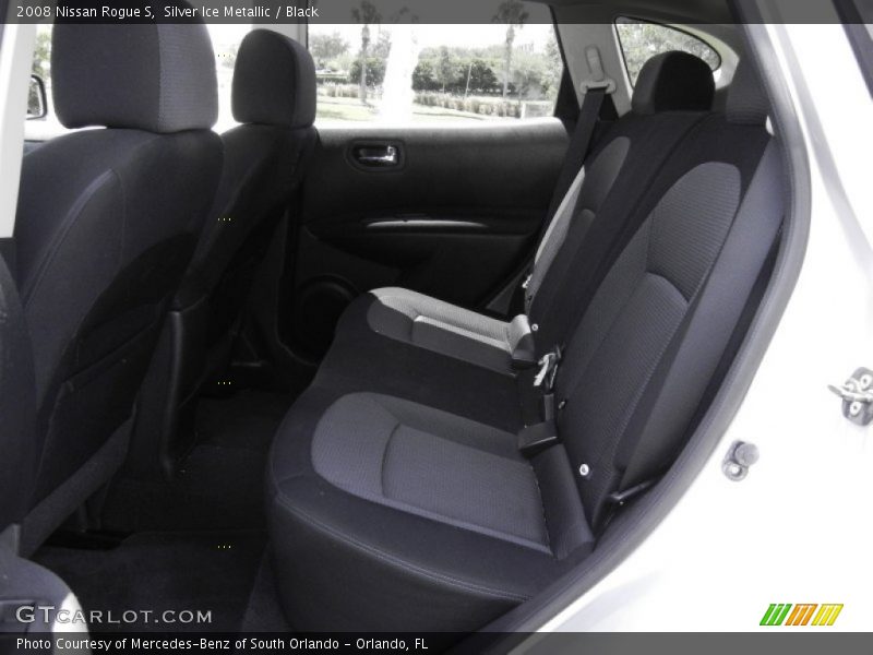 Silver Ice Metallic / Black 2008 Nissan Rogue S