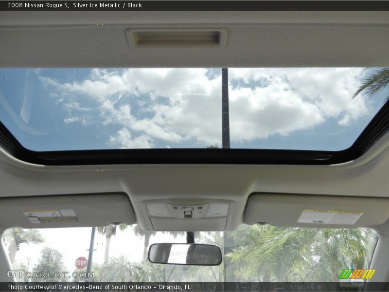 Silver Ice Metallic / Black 2008 Nissan Rogue S