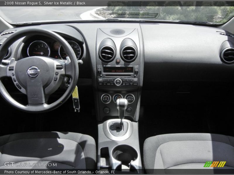 Silver Ice Metallic / Black 2008 Nissan Rogue S