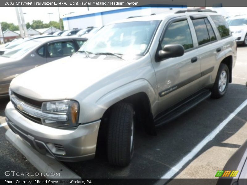 Light Pewter Metallic / Medium Pewter 2003 Chevrolet TrailBlazer LS 4x4