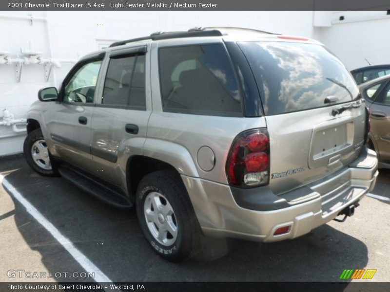 Light Pewter Metallic / Medium Pewter 2003 Chevrolet TrailBlazer LS 4x4