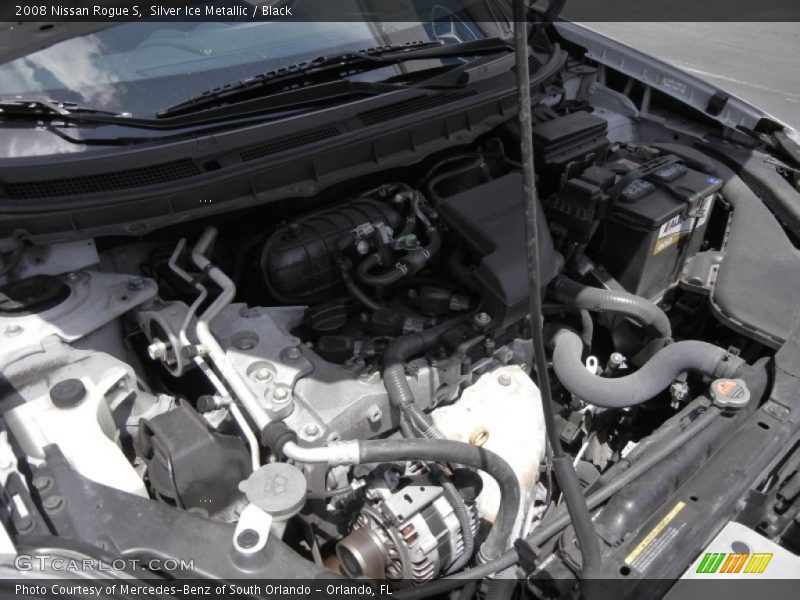 Silver Ice Metallic / Black 2008 Nissan Rogue S