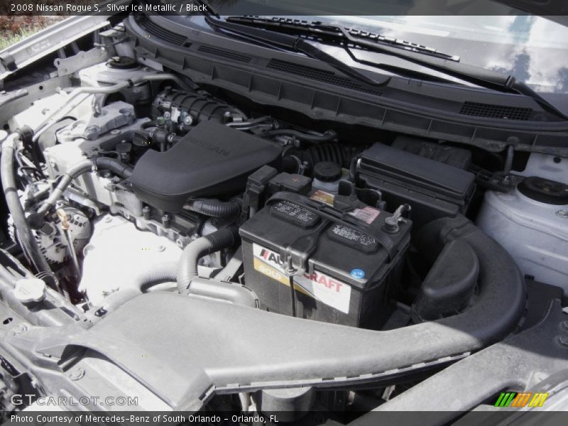 Silver Ice Metallic / Black 2008 Nissan Rogue S