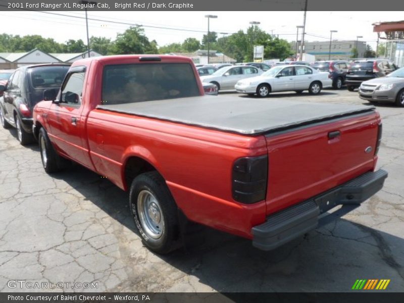 Bright Red / Dark Graphite 2001 Ford Ranger XL Regular Cab