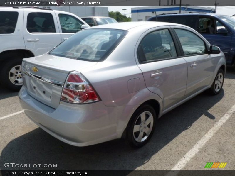 Cosmic Silver / Charcoal 2010 Chevrolet Aveo LT Sedan