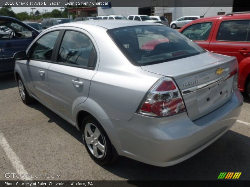 Cosmic Silver / Charcoal 2010 Chevrolet Aveo LT Sedan