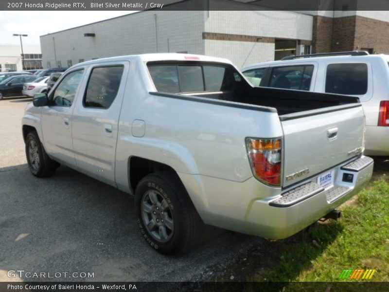 Billet Silver Metallic / Gray 2007 Honda Ridgeline RTX