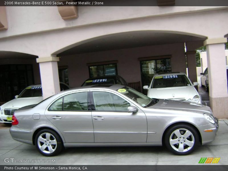 Pewter Metallic / Stone 2006 Mercedes-Benz E 500 Sedan