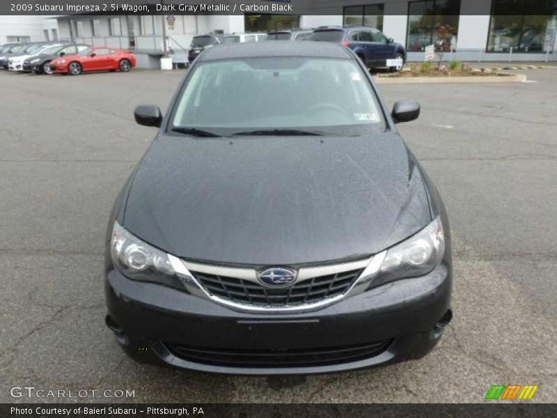 Dark Gray Metallic / Carbon Black 2009 Subaru Impreza 2.5i Wagon