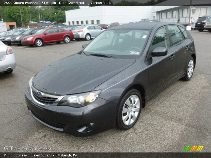 Dark Gray Metallic / Carbon Black 2009 Subaru Impreza 2.5i Wagon