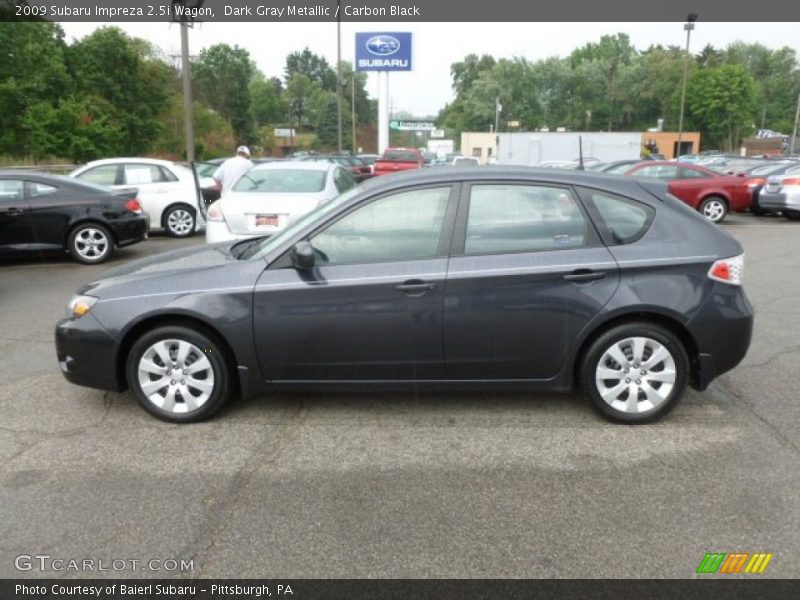 Dark Gray Metallic / Carbon Black 2009 Subaru Impreza 2.5i Wagon
