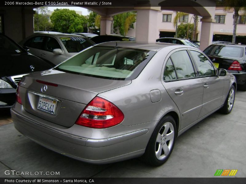 Pewter Metallic / Stone 2006 Mercedes-Benz E 500 Sedan