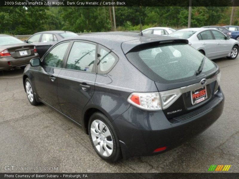 Dark Gray Metallic / Carbon Black 2009 Subaru Impreza 2.5i Wagon