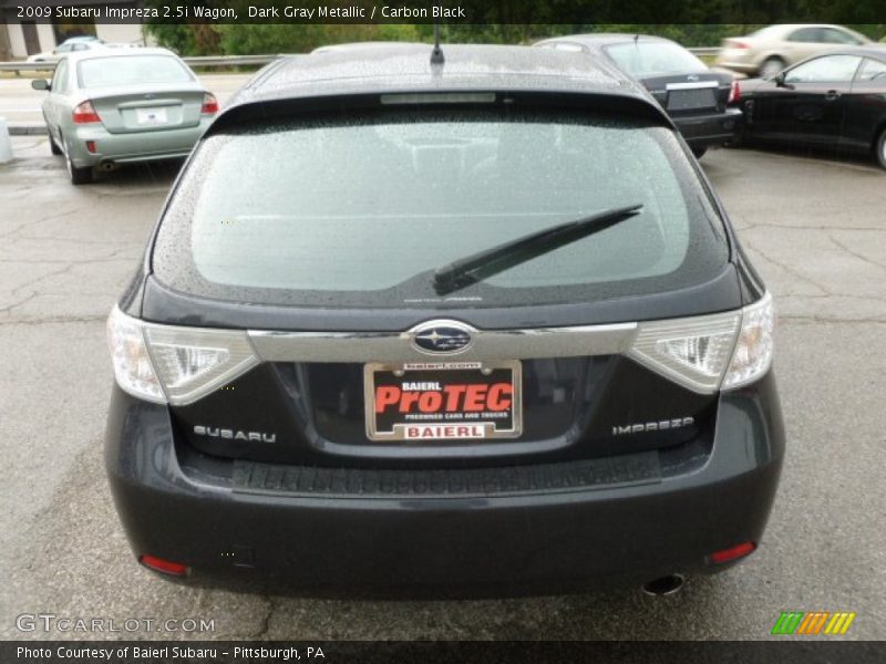 Dark Gray Metallic / Carbon Black 2009 Subaru Impreza 2.5i Wagon