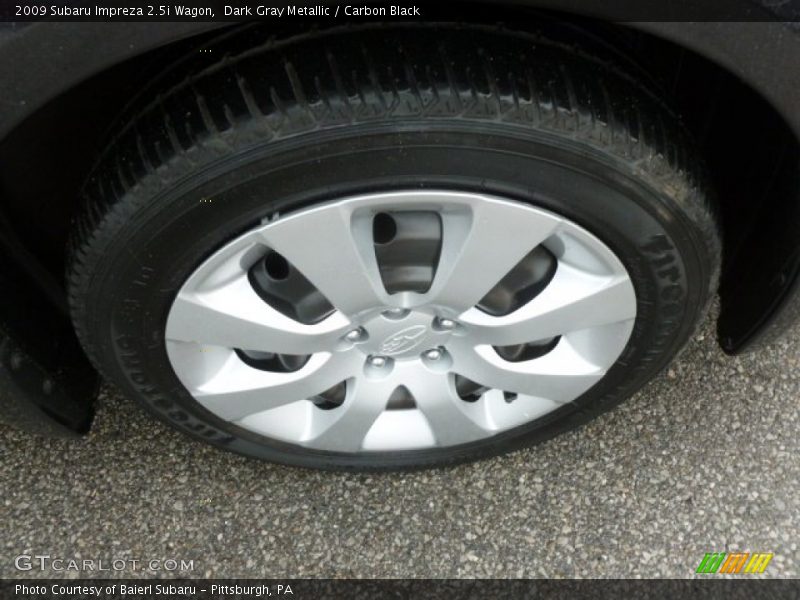 Dark Gray Metallic / Carbon Black 2009 Subaru Impreza 2.5i Wagon