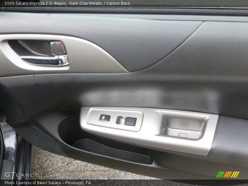 Dark Gray Metallic / Carbon Black 2009 Subaru Impreza 2.5i Wagon