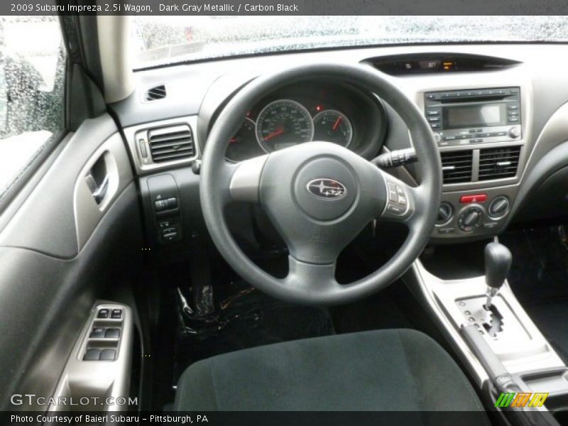 Dark Gray Metallic / Carbon Black 2009 Subaru Impreza 2.5i Wagon