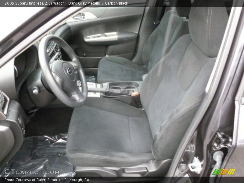 Dark Gray Metallic / Carbon Black 2009 Subaru Impreza 2.5i Wagon