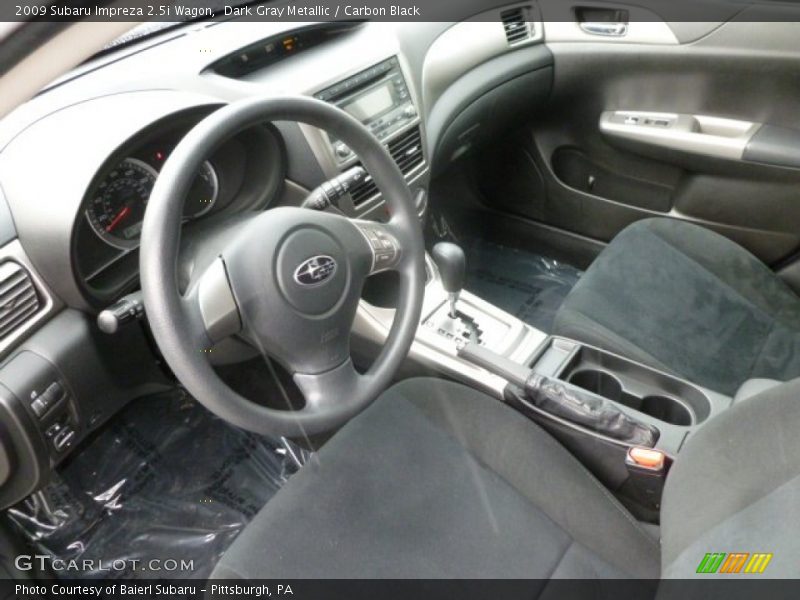 Dark Gray Metallic / Carbon Black 2009 Subaru Impreza 2.5i Wagon