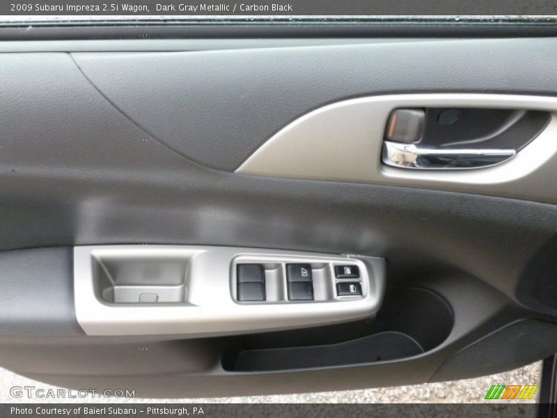 Dark Gray Metallic / Carbon Black 2009 Subaru Impreza 2.5i Wagon