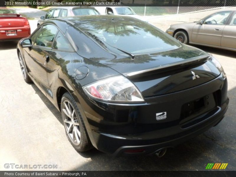 Kalapana Black / Dark Charcoal 2012 Mitsubishi Eclipse GS Coupe