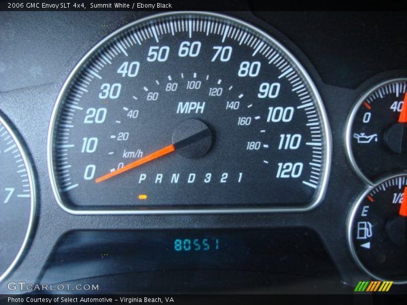 Summit White / Ebony Black 2006 GMC Envoy SLT 4x4