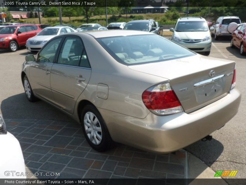 Desert Sand Mica / Taupe 2005 Toyota Camry LE
