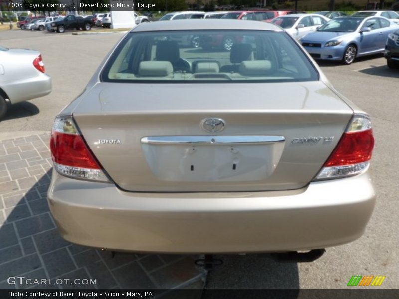 Desert Sand Mica / Taupe 2005 Toyota Camry LE