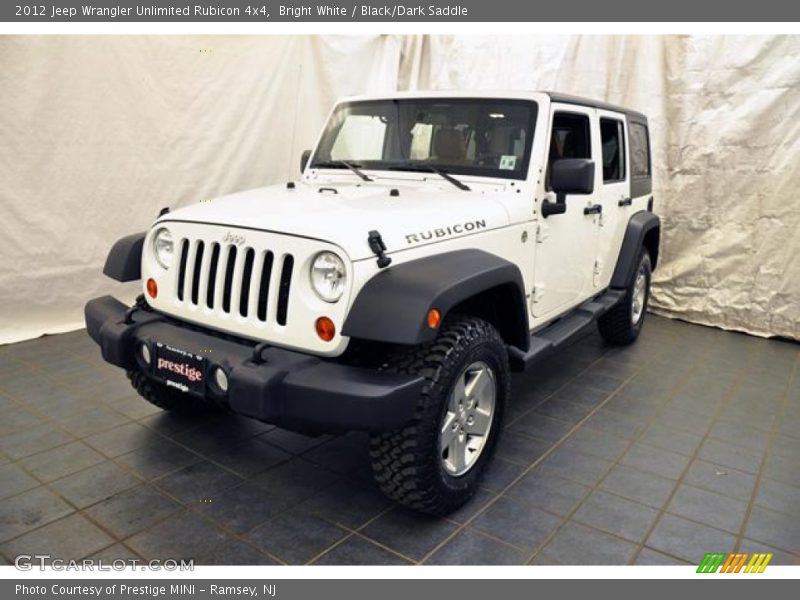 Bright White / Black/Dark Saddle 2012 Jeep Wrangler Unlimited Rubicon 4x4