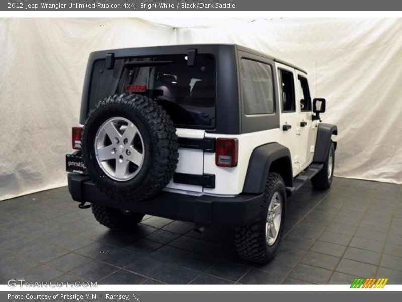Bright White / Black/Dark Saddle 2012 Jeep Wrangler Unlimited Rubicon 4x4