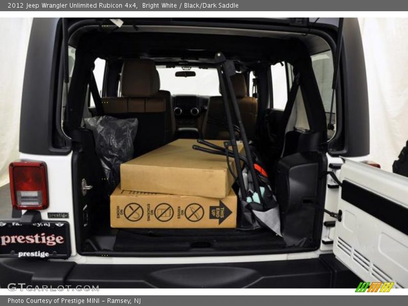 Bright White / Black/Dark Saddle 2012 Jeep Wrangler Unlimited Rubicon 4x4