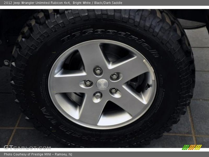 Bright White / Black/Dark Saddle 2012 Jeep Wrangler Unlimited Rubicon 4x4