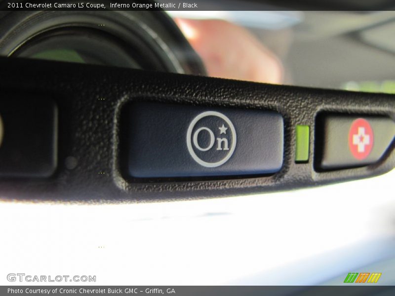 Inferno Orange Metallic / Black 2011 Chevrolet Camaro LS Coupe