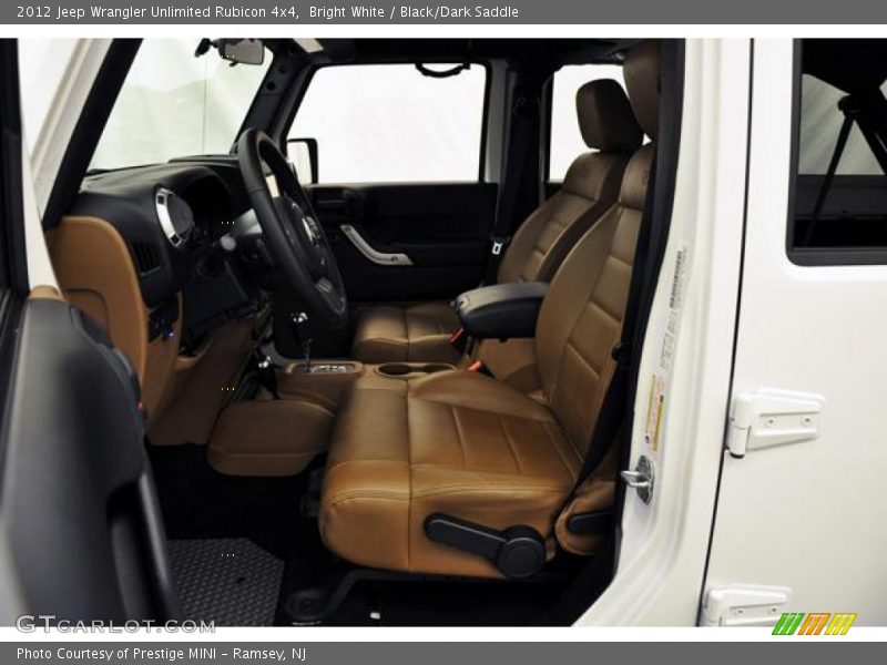 Bright White / Black/Dark Saddle 2012 Jeep Wrangler Unlimited Rubicon 4x4
