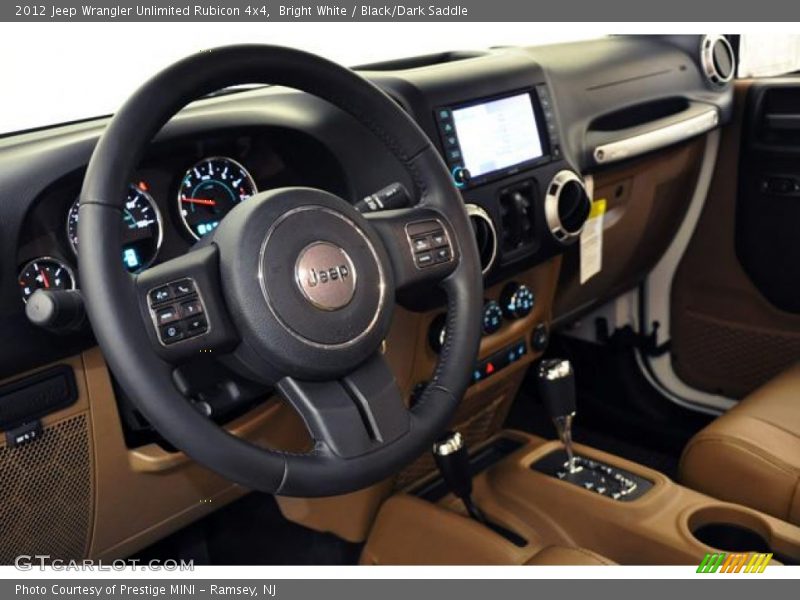 Bright White / Black/Dark Saddle 2012 Jeep Wrangler Unlimited Rubicon 4x4
