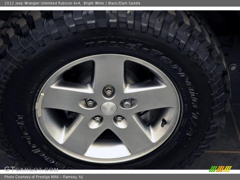 Bright White / Black/Dark Saddle 2012 Jeep Wrangler Unlimited Rubicon 4x4
