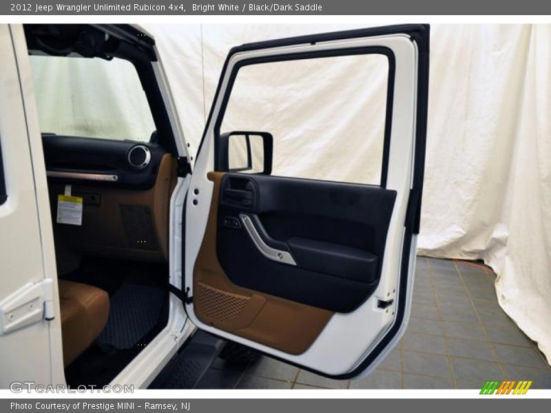 Bright White / Black/Dark Saddle 2012 Jeep Wrangler Unlimited Rubicon 4x4