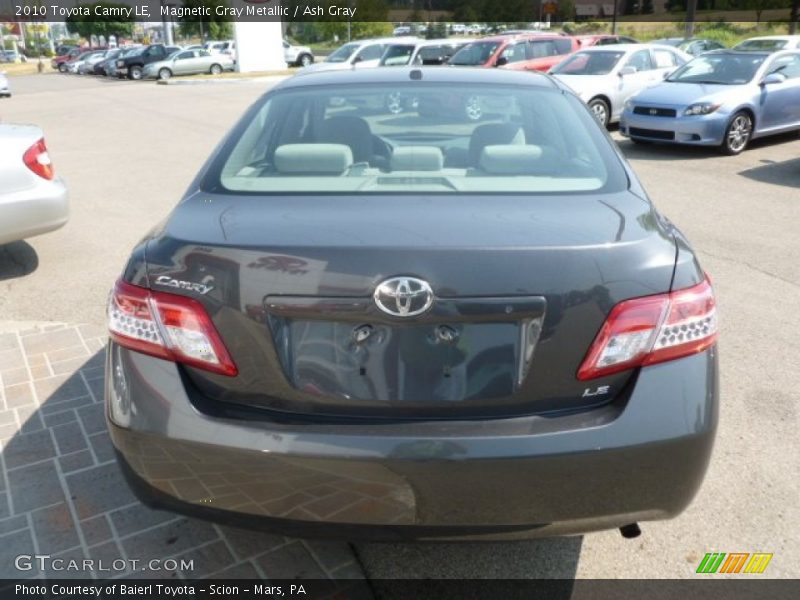 Magnetic Gray Metallic / Ash Gray 2010 Toyota Camry LE