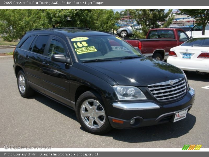 Brilliant Black / Light Taupe 2005 Chrysler Pacifica Touring AWD