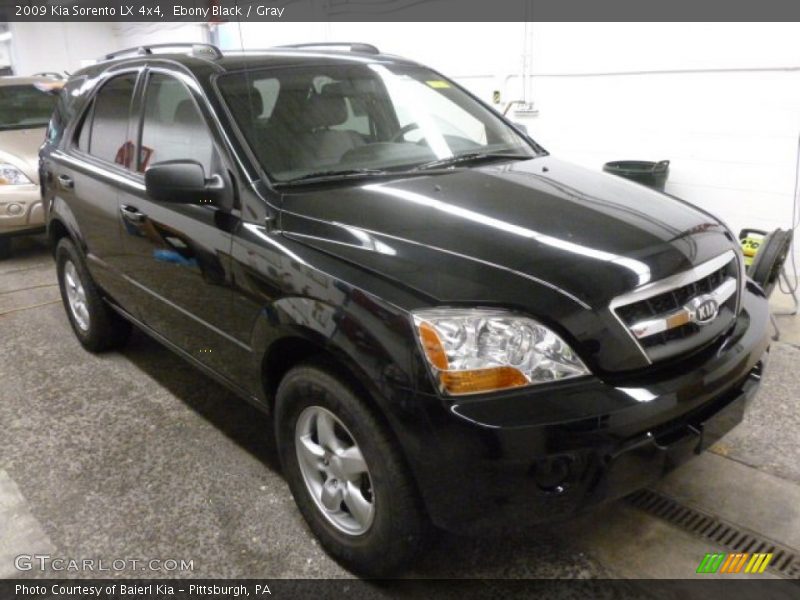 Ebony Black / Gray 2009 Kia Sorento LX 4x4