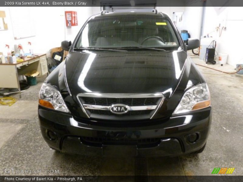 Ebony Black / Gray 2009 Kia Sorento LX 4x4