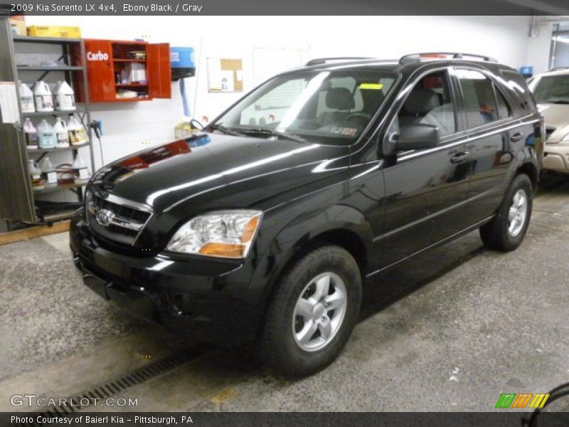 Ebony Black / Gray 2009 Kia Sorento LX 4x4
