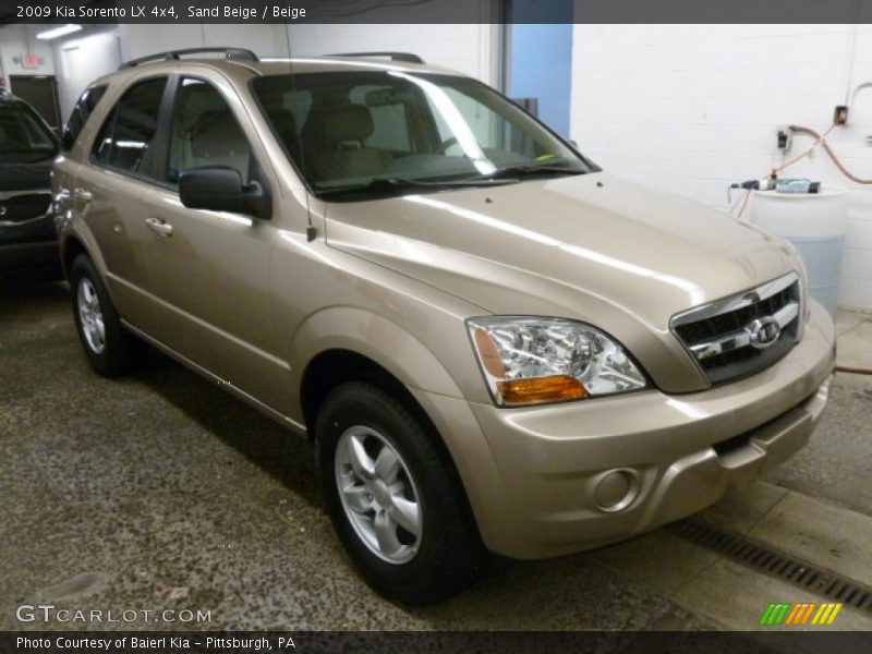 Sand Beige / Beige 2009 Kia Sorento LX 4x4