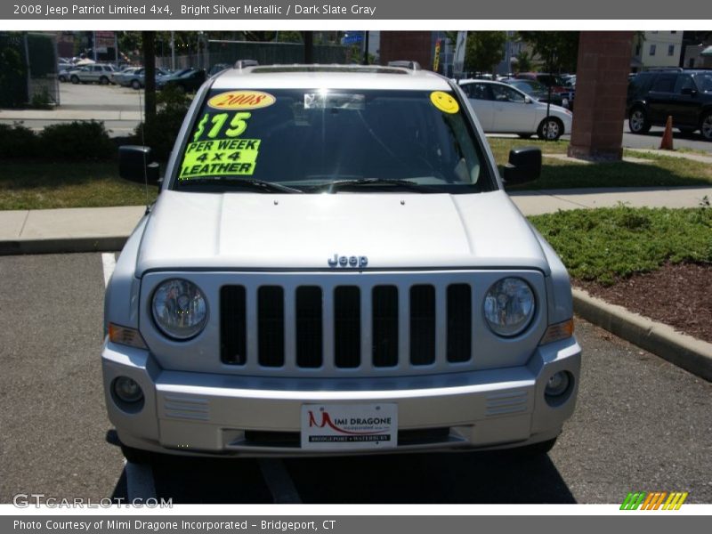 Bright Silver Metallic / Dark Slate Gray 2008 Jeep Patriot Limited 4x4
