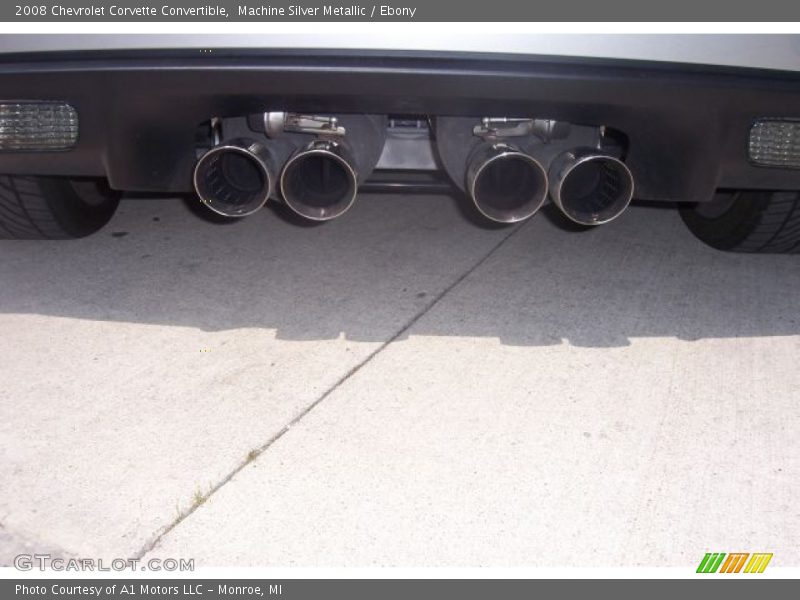 Machine Silver Metallic / Ebony 2008 Chevrolet Corvette Convertible
