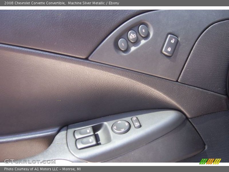 Machine Silver Metallic / Ebony 2008 Chevrolet Corvette Convertible